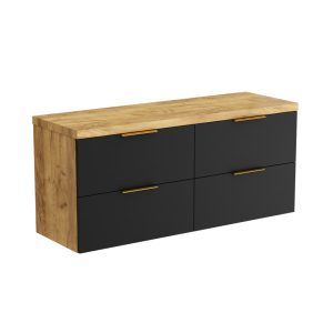 Szafka Wisząca Pod Umywalke Umywalkowa Paula Złoty Craft 120 398137 Szafka Wisząca Pod Umywalke Umywalkowa Paula Złoty Craft 120 398137