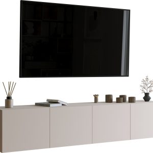 Szafka wisząca RTV 200 cm LORI kaszmir 992490 Szafka wisząca RTV 200 cm LORI kaszmir 992490