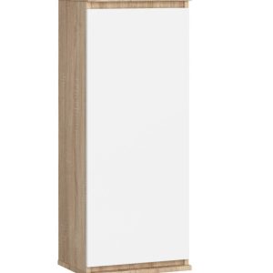 Szafka wisząca W40 Dąb Sonoma, Biały 40x30x99cm 303521 Szafka wisząca W40 Dąb Sonoma, Biały 40x30x99cm 303521