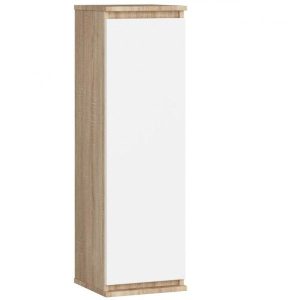 Szafka wisząca, witryna, LORA, 30x30x99 cm, dąb sonoma, biel | TYLETEGOTU 989039 Szafka wisząca, witryna, LORA, 30x30x99 cm, dąb sonoma, biel | TYLETEGOTU 989039
