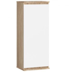 Szafka wisząca, witryna, LORA, 40x30x99 cm, dąb sonoma, biel | TYLETEGOTU 989076 Szafka wisząca, witryna, LORA, 40x30x99 cm, dąb sonoma, biel | TYLETEGOTU 989076