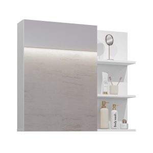 Szafka wisząca z lustrem 78 cm IRVINE do łazienki 791383 Szafka wisząca z lustrem 78 cm IRVINE do łazienki 791383