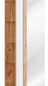 Szafka wysoka z lustrem 170 cm CAPRI WHITE 120723 Szafka wysoka z lustrem 170 cm CAPRI WHITE 120723