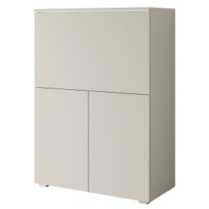Szafka z funkcją biurka VEVE OFFICE 90 z LED/kaszmirowy beż 1048438 Szafka z funkcją biurka VEVE OFFICE 90 z LED/kaszmirowy beż 1048438