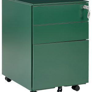 Szafka z kółkami zamykane szuflady zielona 70092 Szafka z kółkami zamykane szuflady zielona 70092