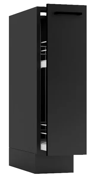 Szafka z koszem cargo 20 cm grafit - Zyero 641726