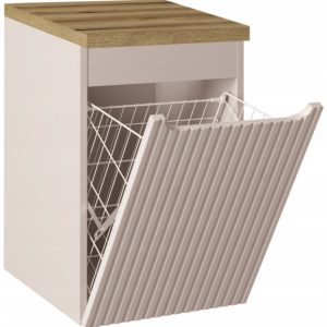 Szafka Z KOSZEM Na Pranie 40 cm KASZMIR BLAT DĄB NOVA 349716 Szafka Z KOSZEM Na Pranie 40 cm KASZMIR BLAT DĄB NOVA 349716