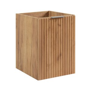 Szafka z koszem na pranie, dąb Craft, 40 x 57 x 46 cm, srebrny uchwyt 1092250 Szafka z koszem na pranie, dąb Craft, 40 x 57 x 46 cm, srebrny uchwyt 1092250