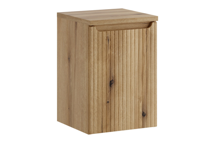 Szafka z koszem na pranie NOVA 40 cm dąb Coast Evoke z blatem wisząca 970045