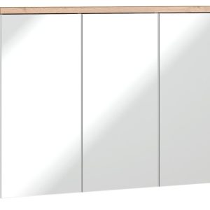 Szafka z lustrem 100 cm Bali Biały 126471 Szafka z lustrem 100 cm Bali Biały 126471