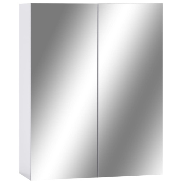 Szafka z lustrem Biały MDF vidaXL 371597