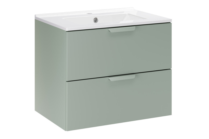Szafka z Umywalką Aster Green 60cm z Umywalką Meblową Lava 979211