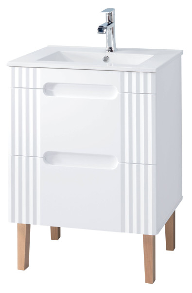 Szafka z Umywalką Fiji White 60 cm z Umywalką 979229