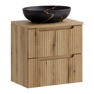 Szafka z Umywalką Nova Coast Evoke 60cm z Blatem i Umywalką Nablatową Mona 979136 Szafka z Umywalką Nova Coast Evoke 60cm z Blatem i Umywalką Nablatową Mona 979136