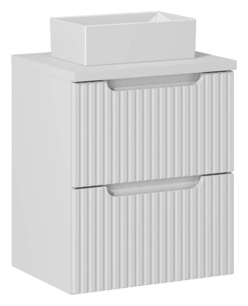 Szafka z Umywalką Nova White 50 cm z Umywalką Nablatową 979254