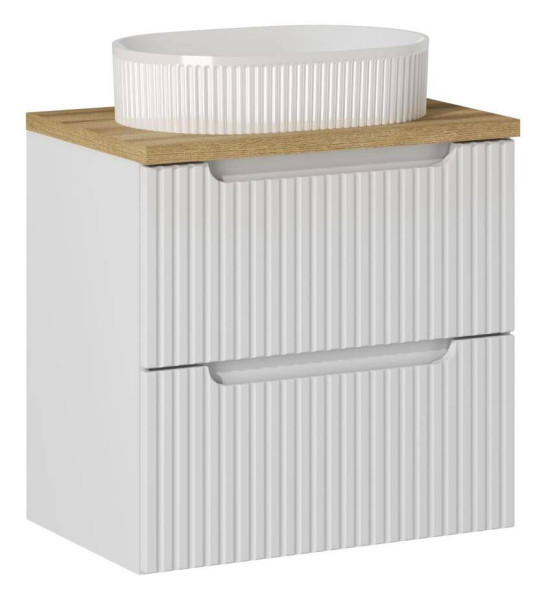 Szafka z Umywalką Nova White 60 cm z Umywalką Nablatową 979172