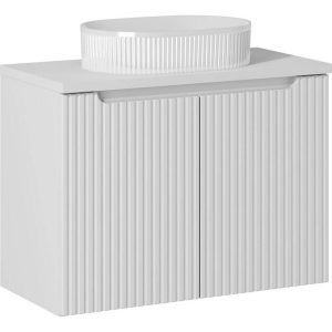 Szafka z Umywalką Nova White 80 cm z Umywalką Nablatową 979226