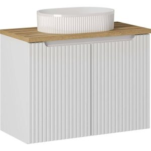 Szafka z Umywalką Nova White 80 cm z Umywalką Nablatową 979167