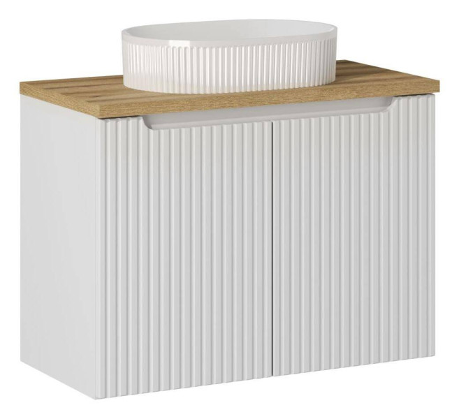 Szafka z Umywalką Nova White 80 cm z Umywalką Nablatową 979167