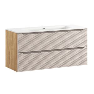Szafka z Umywalką Ocean Beige 120cm z Umywalką Meblową Sky 979202