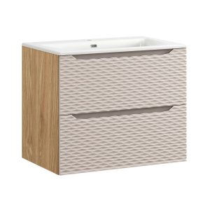 Szafka z Umywalką Ocean Beige 70cm z Umywalką Meblową Sky 979157