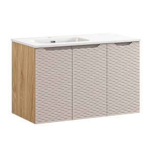 Szafka z Umywalką Ocean Beige 90cm z Umywalką Meblową Go 2 979255