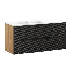 Szafka z Umywalką Ocean Black 120cm z Umywalką Meblową Go 2 979174