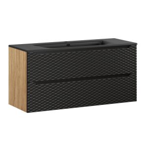 Szafka z Umywalką Ocean Black 120cm z Umywalką Meblową Sky 979182