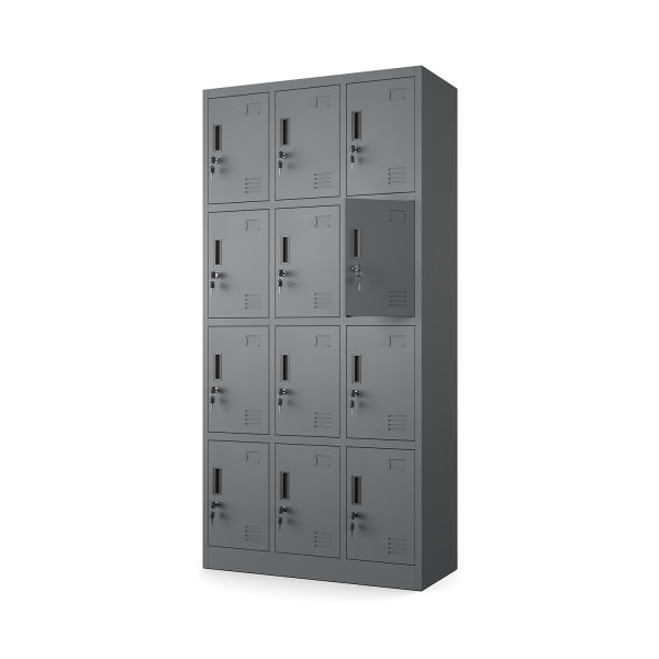 Szafki Bhp 12-Skrytek Antracyt Stal 1083996