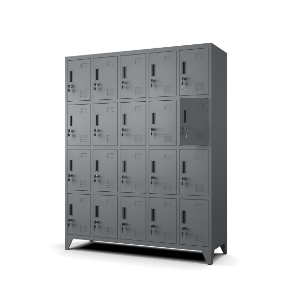 Szafki Bhp 20-Skrytek Antracyt Stal 1083994