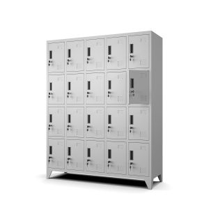 Szafki Bhp 20-Skrytek Jasny Szary Stal 1083993 Szafki Bhp 20-Skrytek Jasny Szary Stal 1083993