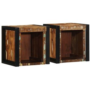 Szafki nocne 2 szt. Wielokolorowe 40x35x40 cm 848132 Szafki nocne 2 szt. Wielokolorowe 40x35x40 cm 848132