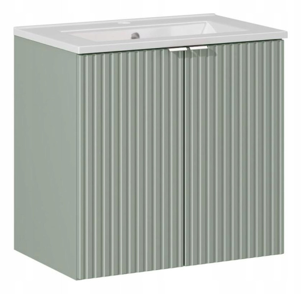 SZAŁWIOWA szafka z umywalką 60 cm LINE REED GREEN 82-60-D 335769