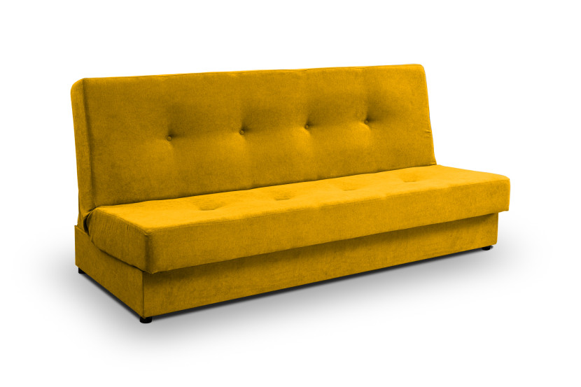 Szara Kanapa rozkładana wersalka z funkcją spania sofa Telen 823383