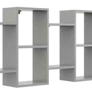 Szara minimalistyczna półka ścienna – Riska 246253 Szara minimalistyczna półka ścienna – Riska 246253