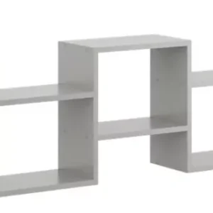 Szara minimalistyczna półka wisząca – Joro 288257 Szara minimalistyczna półka wisząca – Joro 288257