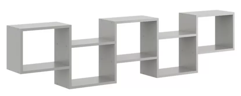 Szara minimalistyczna półka wisząca - Joro 288257