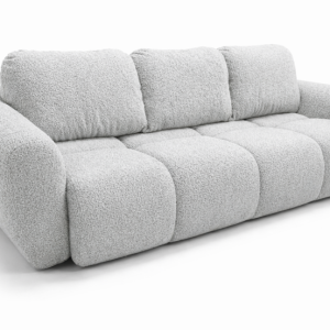Szara Sofa Boucle Premium 250 cm Kanapa Rozkładana z Pojemnikiem Agnelo 1038427 Szara Sofa Boucle Premium 250 cm Kanapa Rozkładana z Pojemnikiem Agnelo 1038427