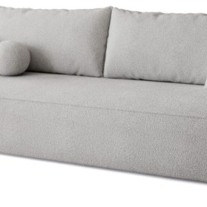 Szara sofa z funkcją spania CARMELLO boucle 701863 Szara sofa z funkcją spania CARMELLO boucle 701863