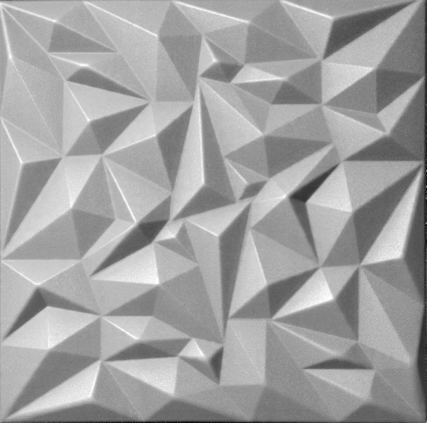 Szare Panele Ścienne 3D Kasetony Sufitowe Dekoracyjne Ametyst 713599