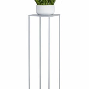 Szary kwietnik metalowy stojak na kwiaty rośliny 100 cm 331029 Szary kwietnik metalowy stojak na kwiaty rośliny 100 cm 331029