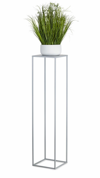 Szary kwietnik metalowy stojak na kwiaty rośliny 100 cm 331029