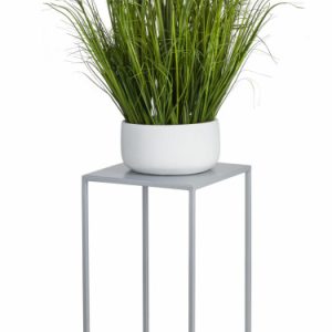 Szary metalowy kwietnik stojak na kwiaty rośliny 40 cm 331031 Szary metalowy kwietnik stojak na kwiaty rośliny 40 cm 331031