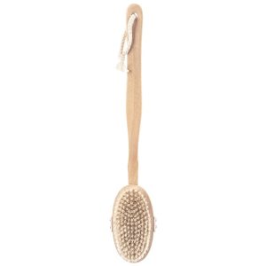 Szczotka do masażu drewniana 2w1 na sucho i do kąpieli 42 cm 774908 Szczotka do masażu drewniana 2w1 na sucho i do kąpieli 42 cm 774908