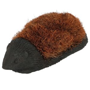 Szczotka do obuwia czarna z włóknem kokosowym Jeż 26×11 cm do ogrodu 949273 Szczotka do obuwia czarna z włóknem kokosowym Jeż 26×11 cm do ogrodu 949273