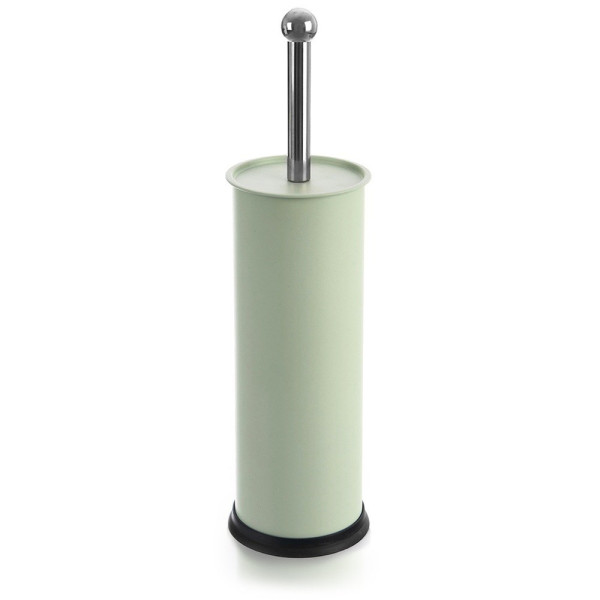 Szczotka do toalety ze stojakiem metalowa zielona GREENISH 10x38,5 cm 747787