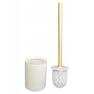 Szczotka do wc ceramiczna biała łazienkowa wytrzymała 224804 Szczotka do wc ceramiczna biała łazienkowa wytrzymała 224804