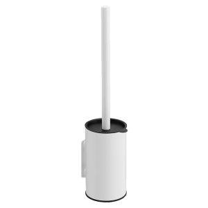 Szczotka do WC stalowa wisząca 38,5 cm biała 235998