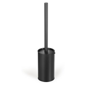 Szczotka do WC stalowa wolnostojąca 38,5 cm czarna 235987
