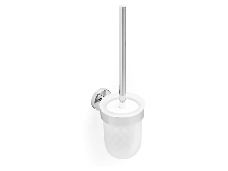 Szczotka do WC wisząca szklana Model biała 46773